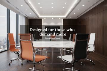 Eames inspired ribbed office chair collection