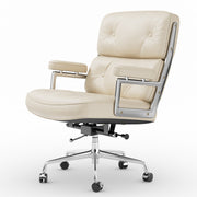 Eames Style Executive Lobby Office Chair - ES104, Black Leather