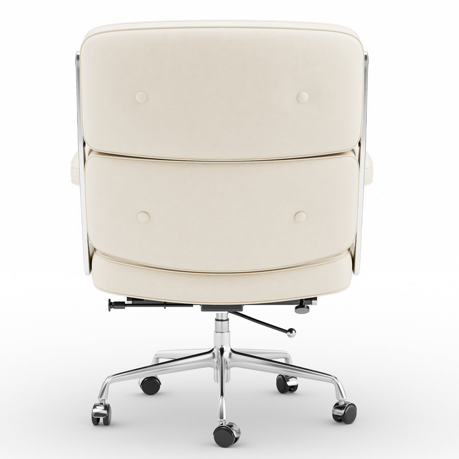 Eames Style Executive Lobby Office Chair - ES104, Black Leather