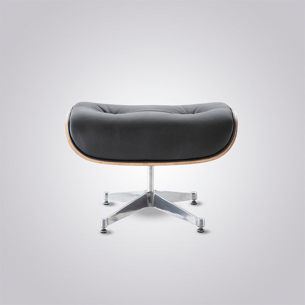Eames Inspired Iconic Style Lounge Chair & Ottoman in Rose Wood Chocolate Brown