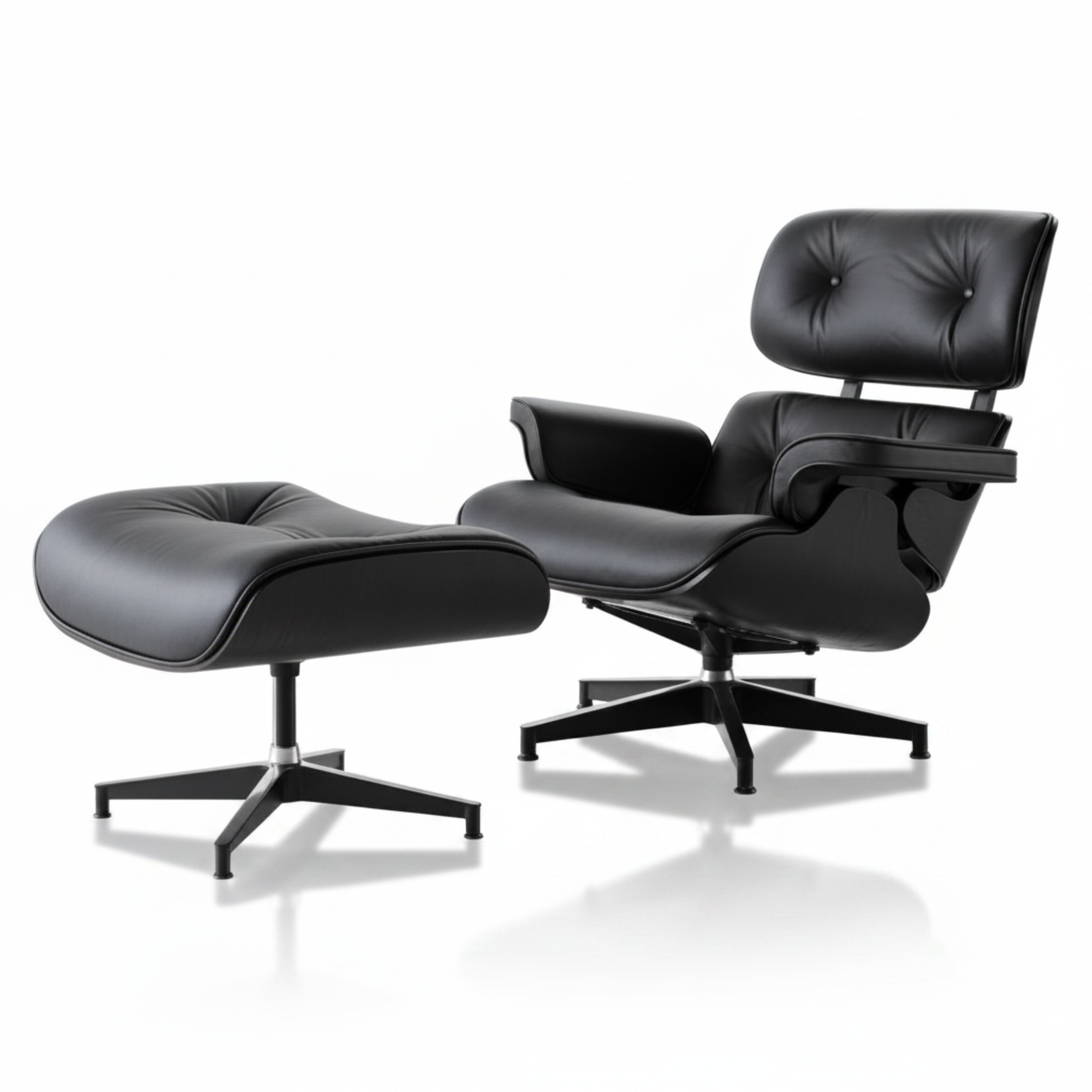 Eames Lounge Chair Ebony Ash Wood 1