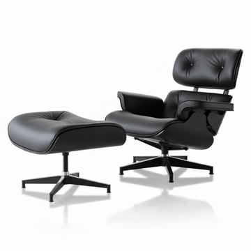 Eames Lounge Chair Ebony Ash Wood 1