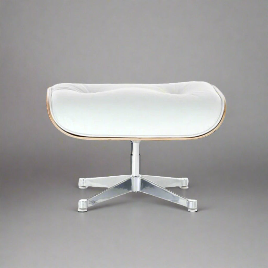 Eames Inspired Iconic Style Lounge Chair & Ottoman in Rose Wood Chocolate Brown