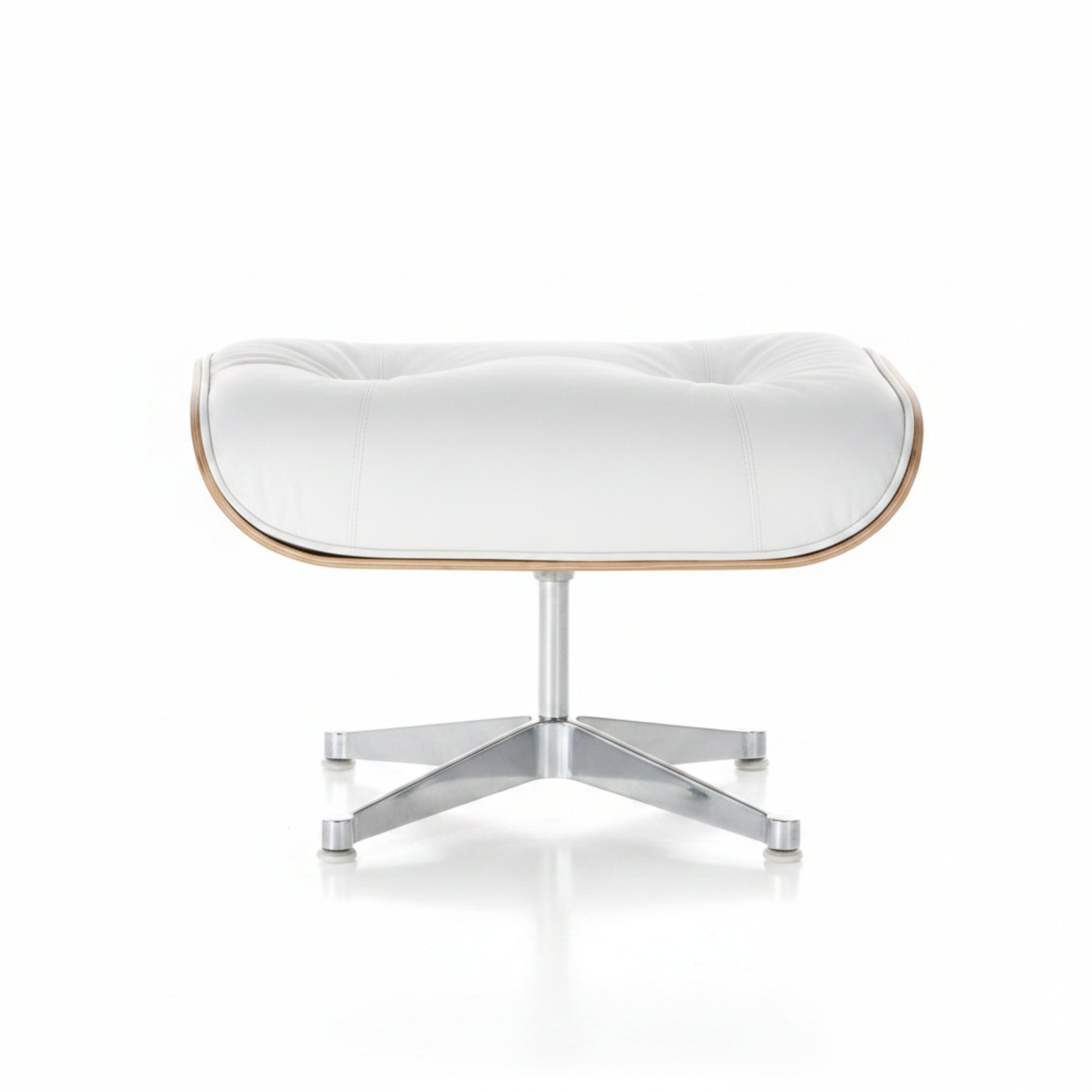 Charles Eames Inspired Iconic Style Lounge Chair & Ottoman - Rosewood & Tan Brown - Aura Furnitures