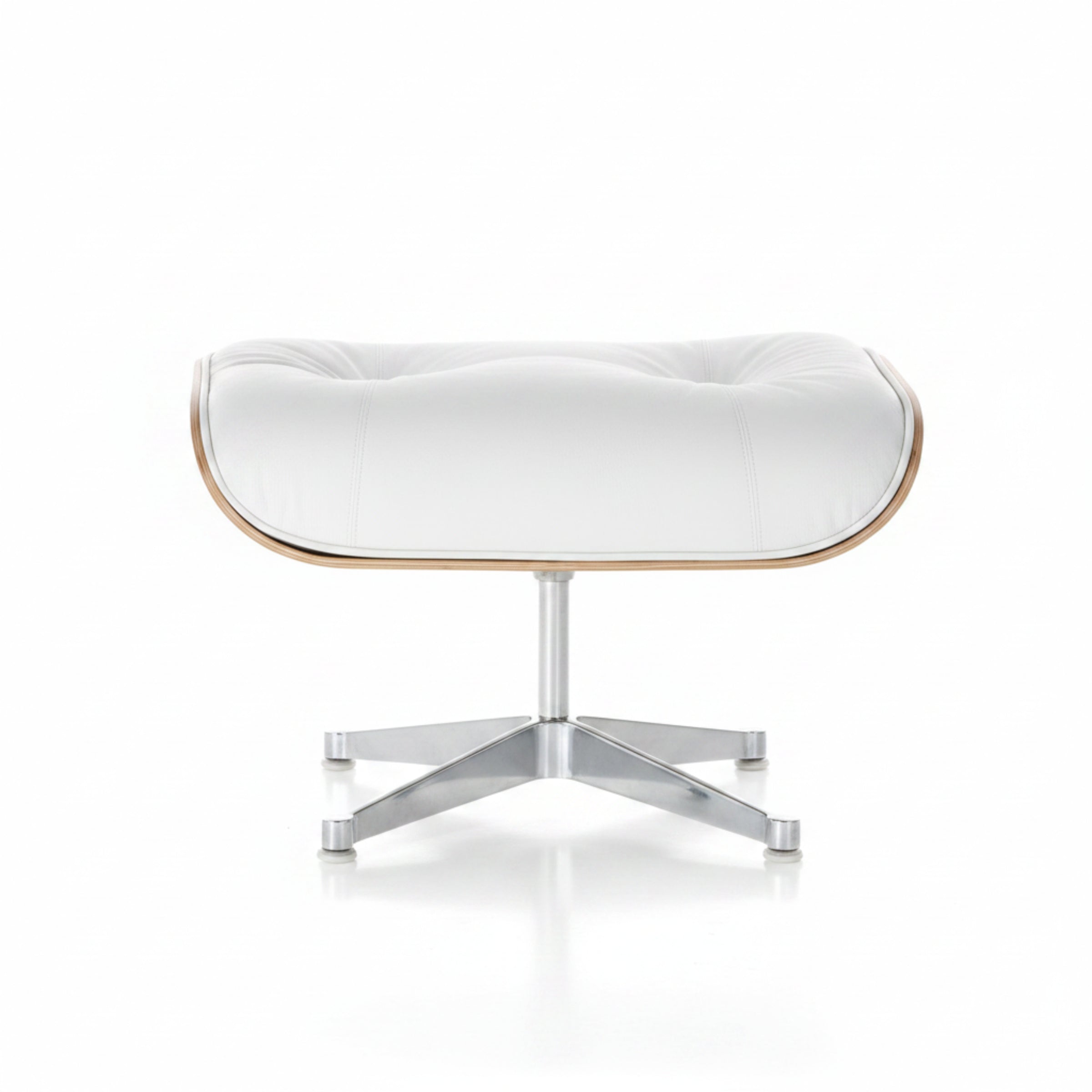 Charles Eames Inspired Iconic Style Lounge Chair & Ottoman - Rosewood & Tan Brown - Aura Furnitures