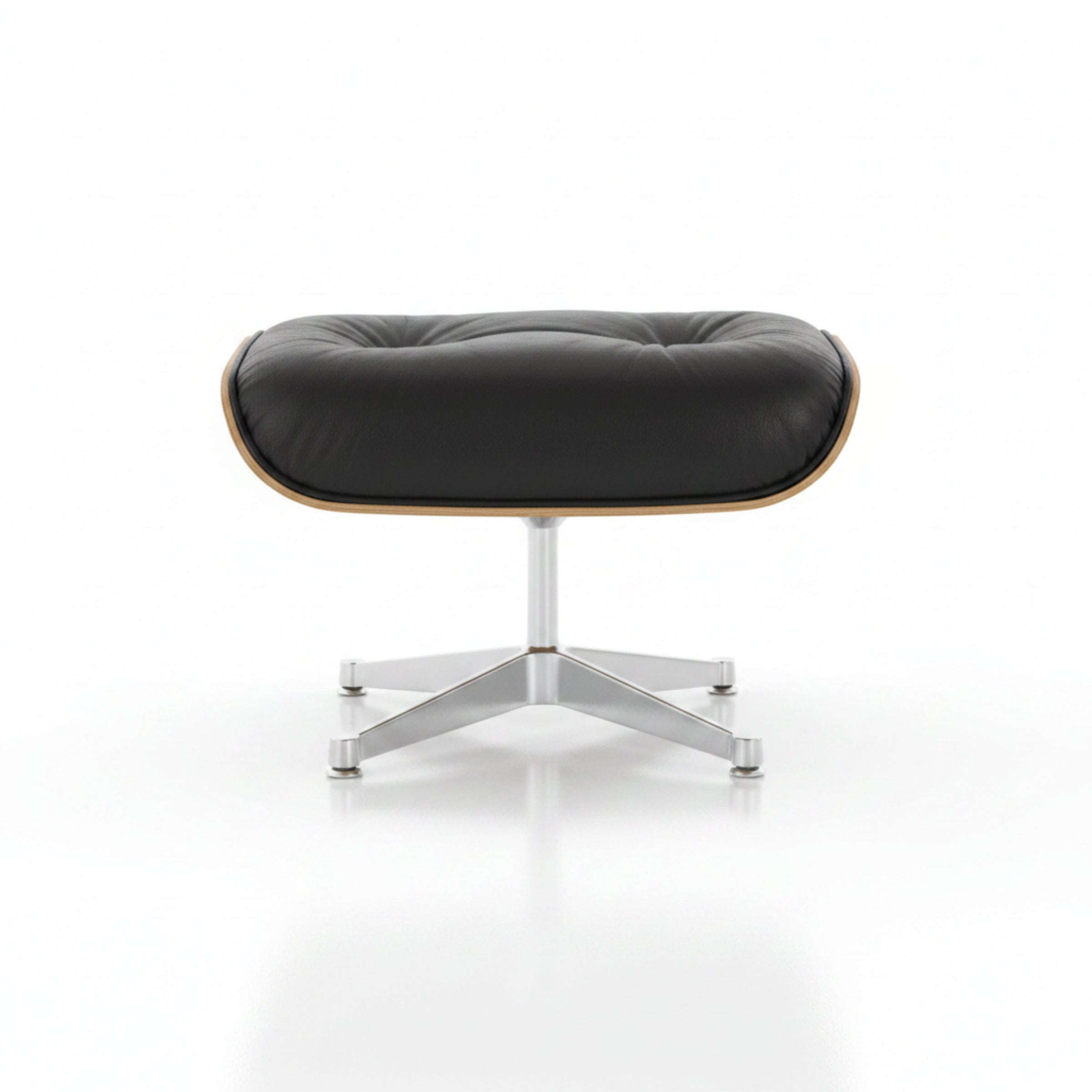 Charles Eames Inspired Iconic Style Lounge Chair & Ottoman - Rosewood & Tan Brown - Aura Furnitures
