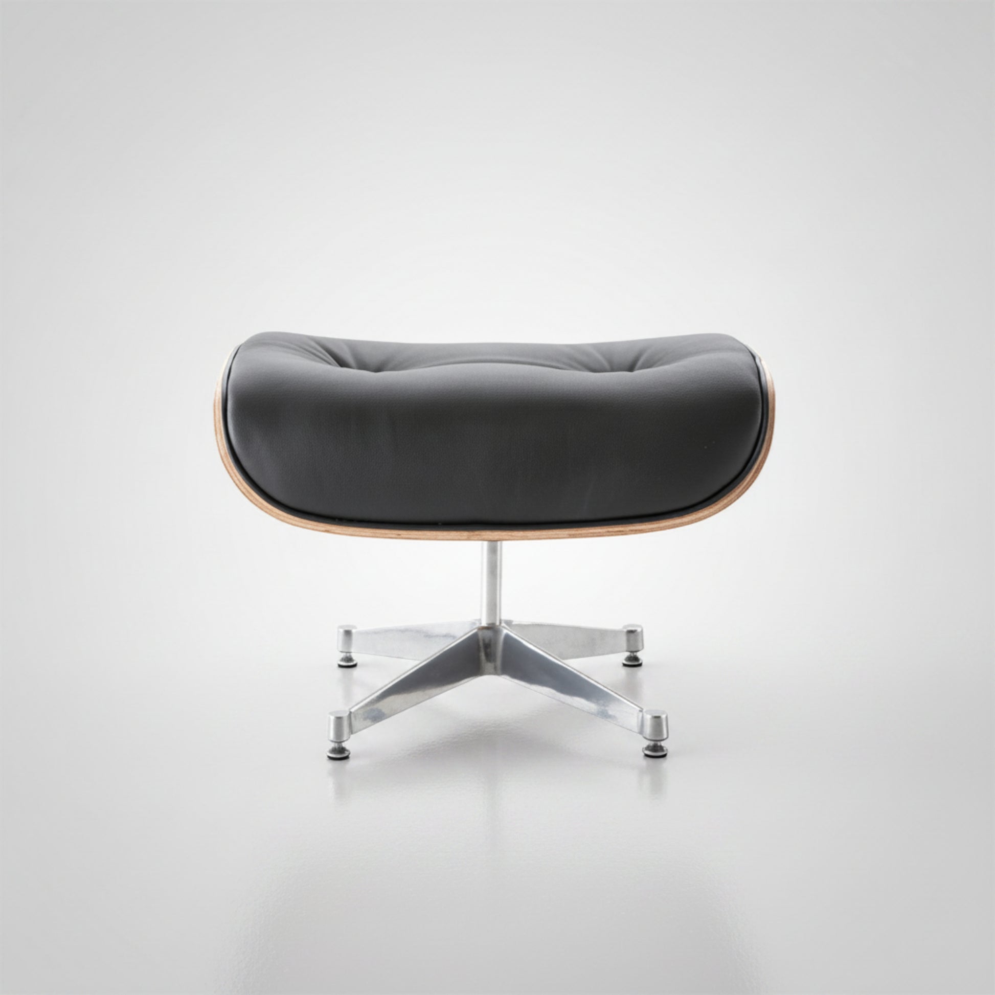 Charles Eames Inspired Iconic Style Lounge Chair & Ottoman - Rosewood & Tan Brown - Aura Furnitures