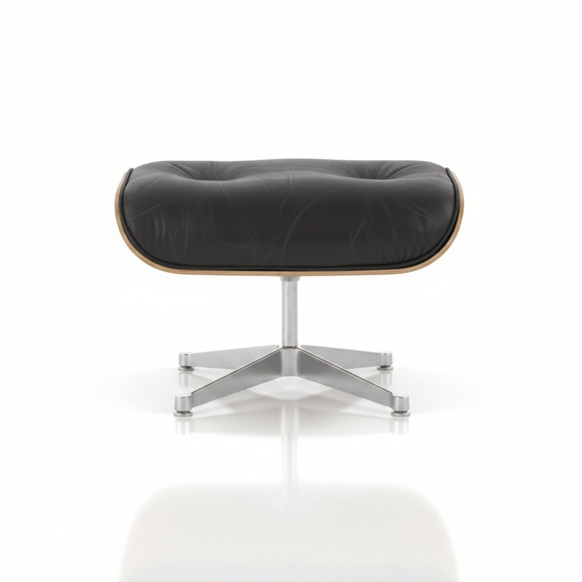 Charles Eames Inspired Mid-Century Iconic Lounge Chair & Ottoman in Rose Wood Chocolate Brown - Aura Furnitures