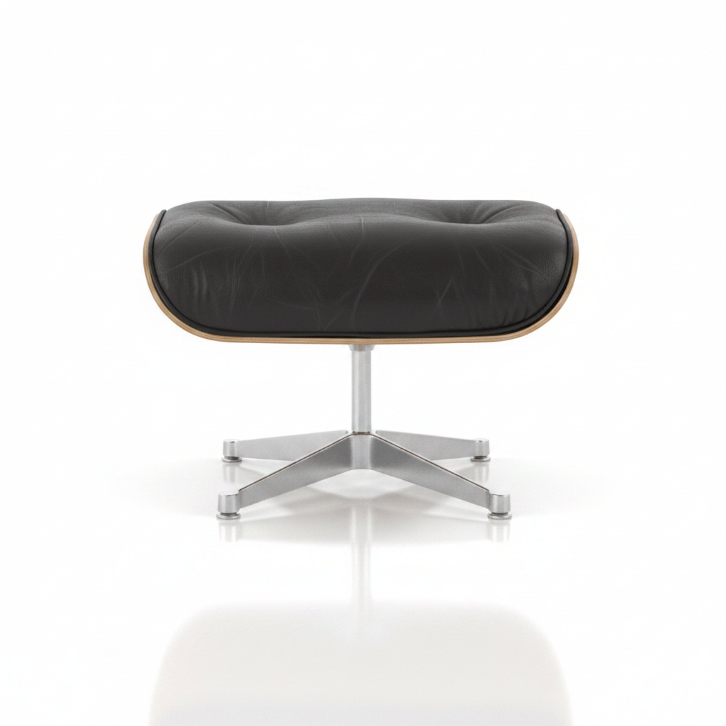 Charles Eames Inspired Mid-Century Iconic Lounge Chair & Ottoman in Rose Wood Chocolate Brown - Aura Furnitures