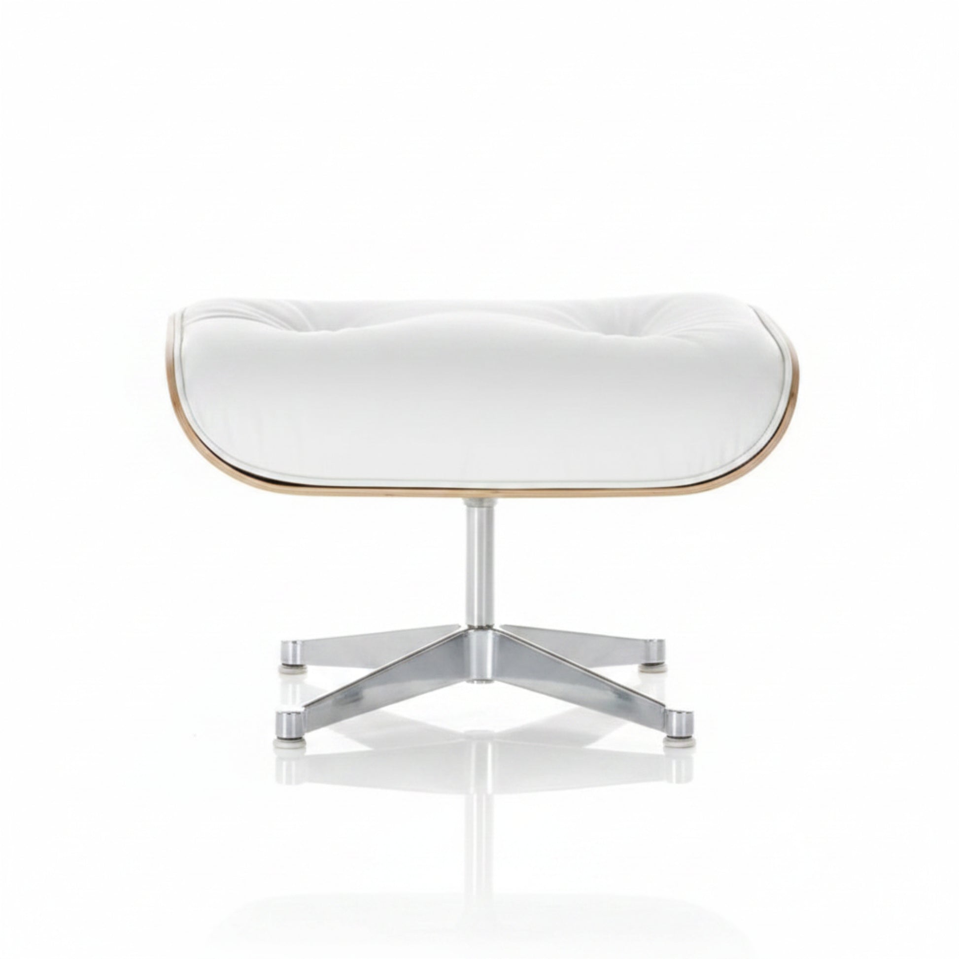 Charles Eames Inspired Mid-Century Iconic Lounge Chair & Ottoman in Rose Wood Chocolate Brown - Aura Furnitures