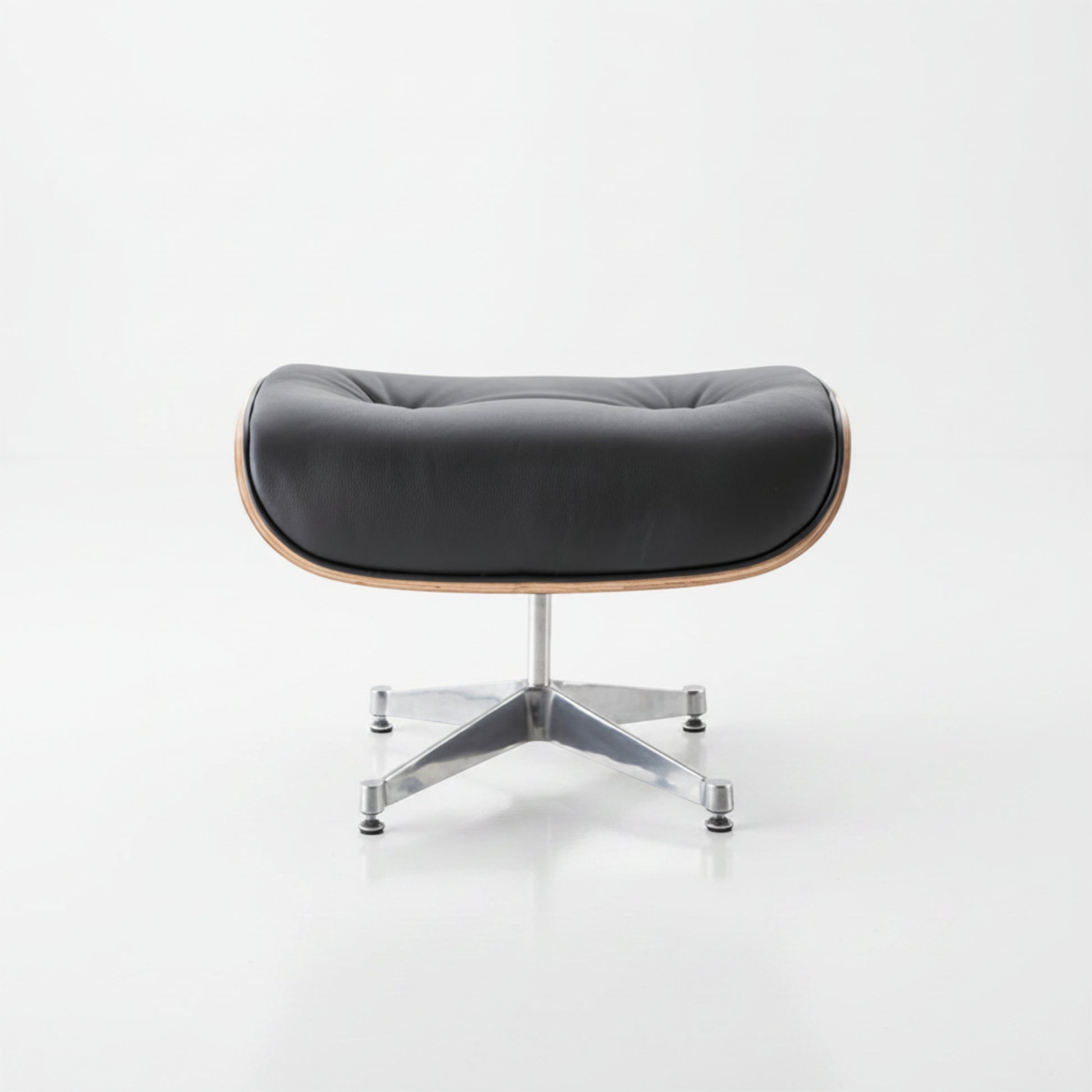 Charles Eames Inspired Mid-Century Iconic Lounge Chair & Ottoman in Rose Wood Chocolate Brown - Aura Furnitures