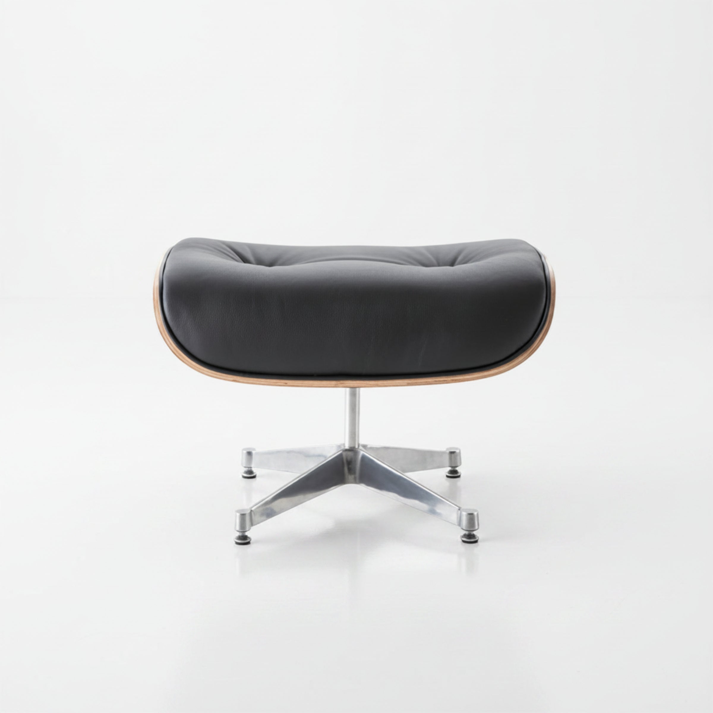 Charles Eames Inspired Mid-Century Iconic Lounge Chair & Ottoman in Rose Wood Chocolate Brown - Aura Furnitures