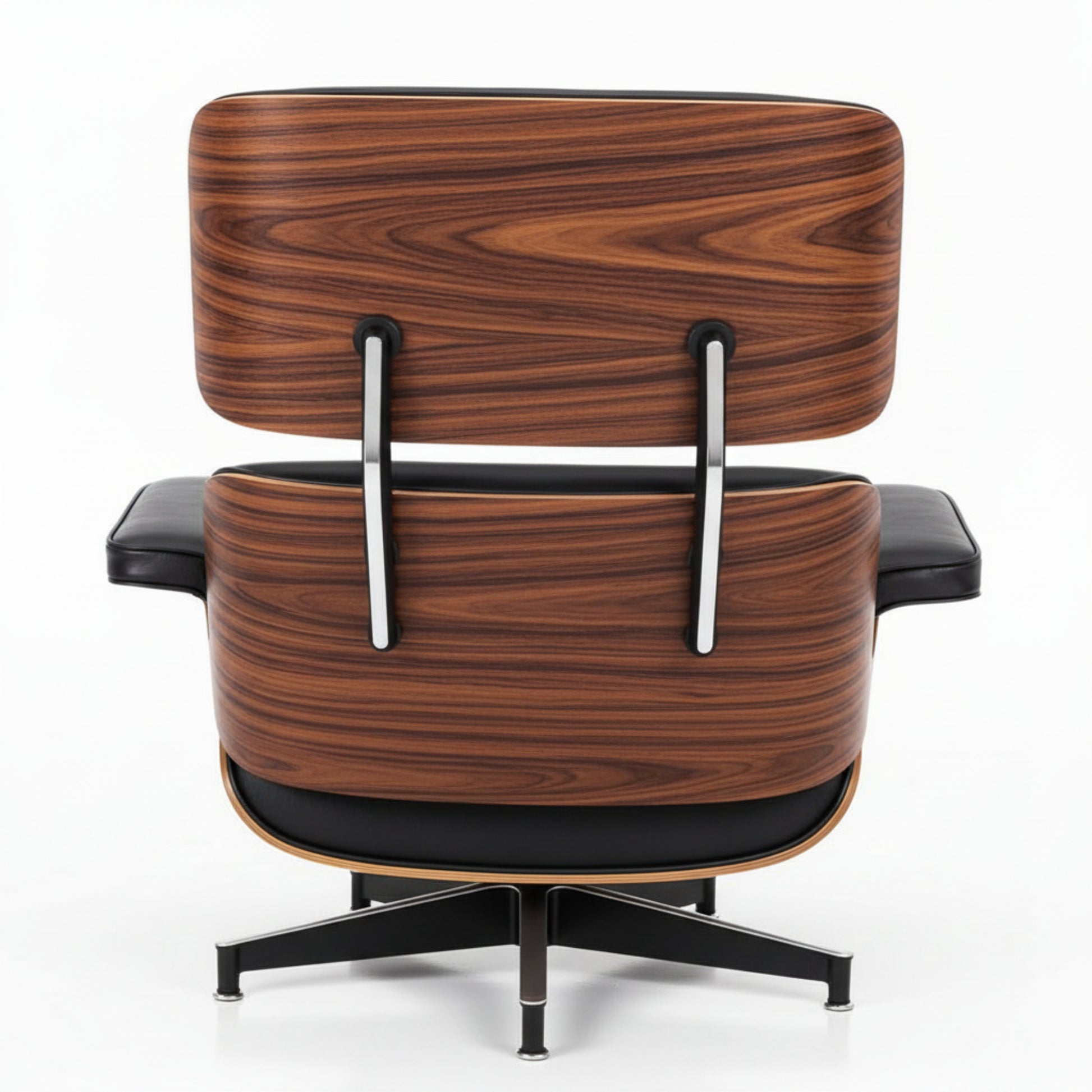 Charles Eames Inspired Modern Lounge Chair & Ottoman Set – XL Ergonomic Design - Aura Furnitures