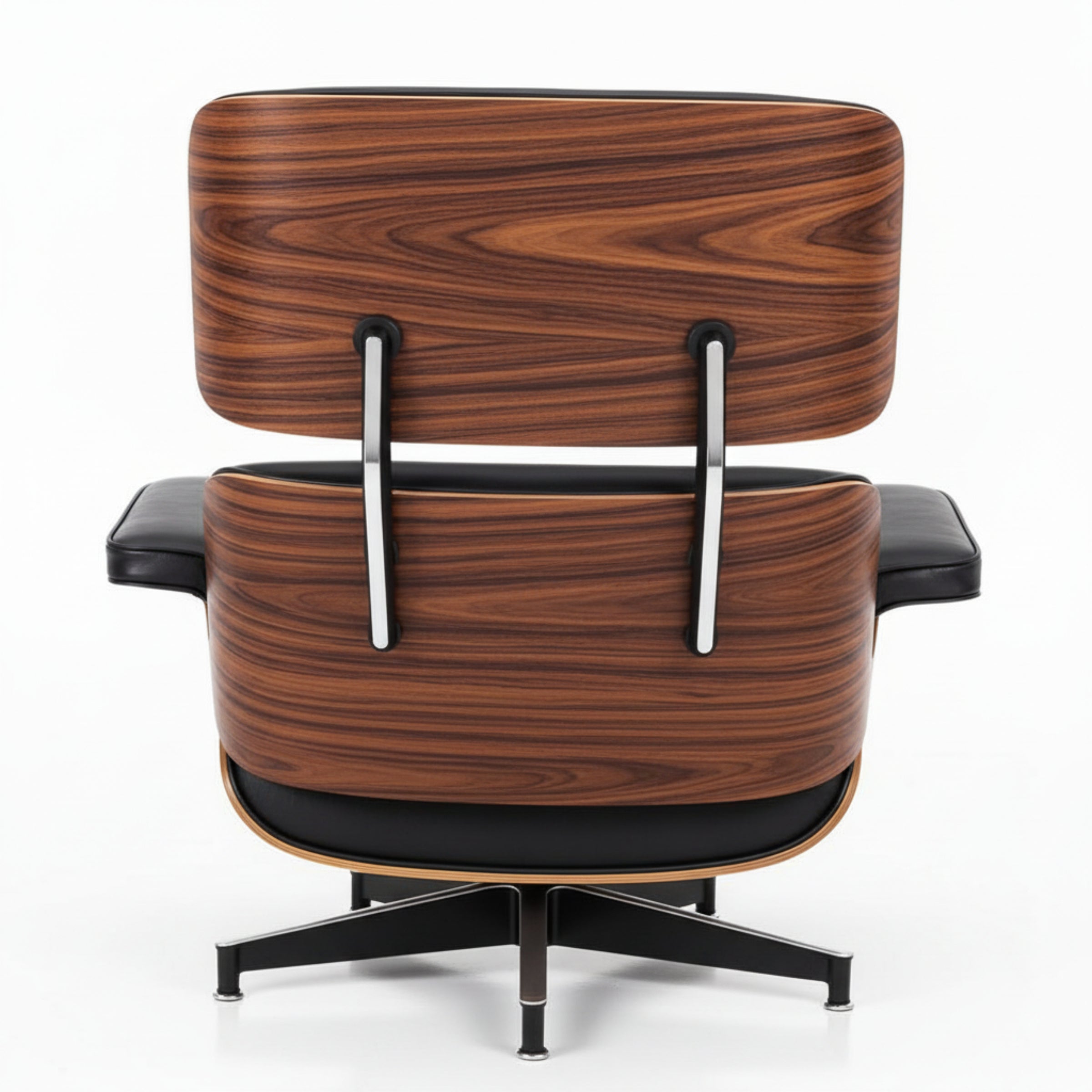 Charles Eames Inspired Modern Lounge Chair & Ottoman Set – XL Ergonomic Design - Aura Furnitures