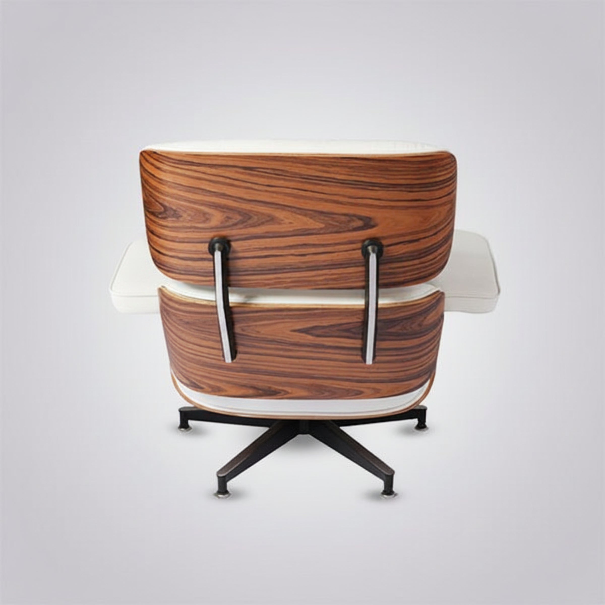 Charles Eames Inspired Modern Lounge Chair & Ottoman Set – XL Ergonomic Design - Aura Furnitures