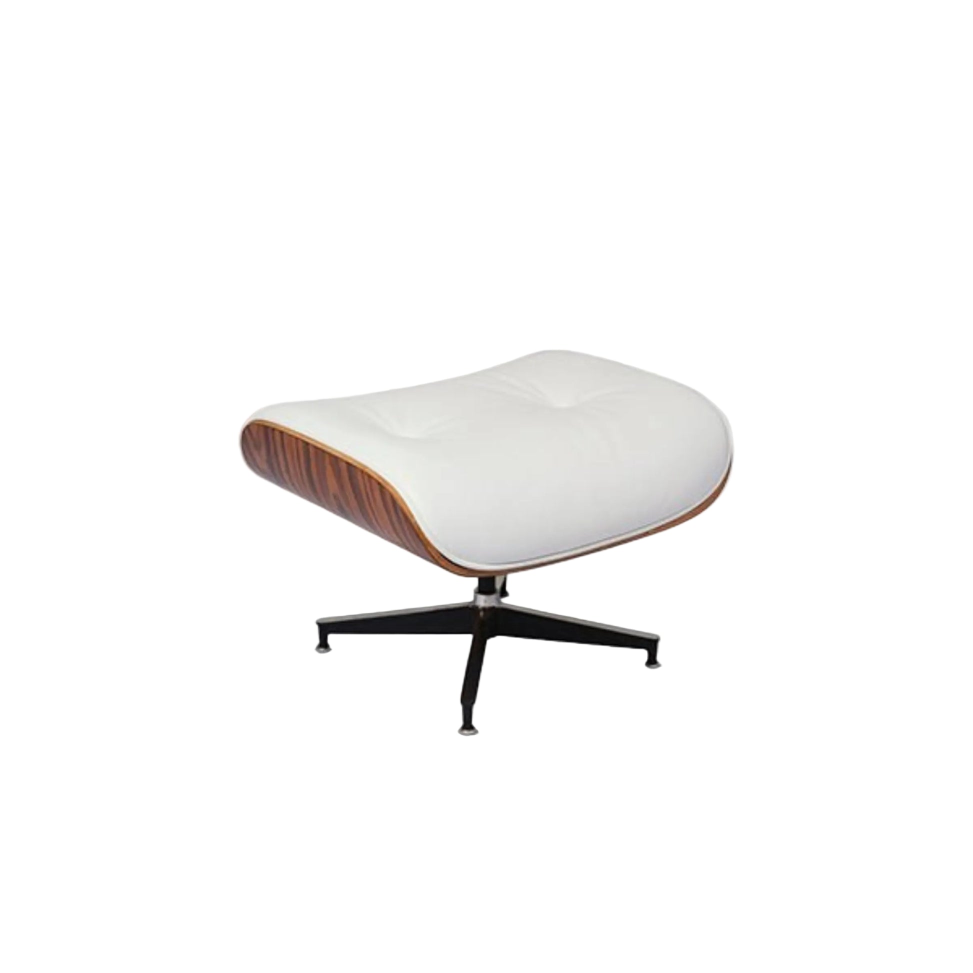 Charles Eames Inspired Modern Lounge Chair & Ottoman Set – XL Ergonomic Design - Aura Furnitures