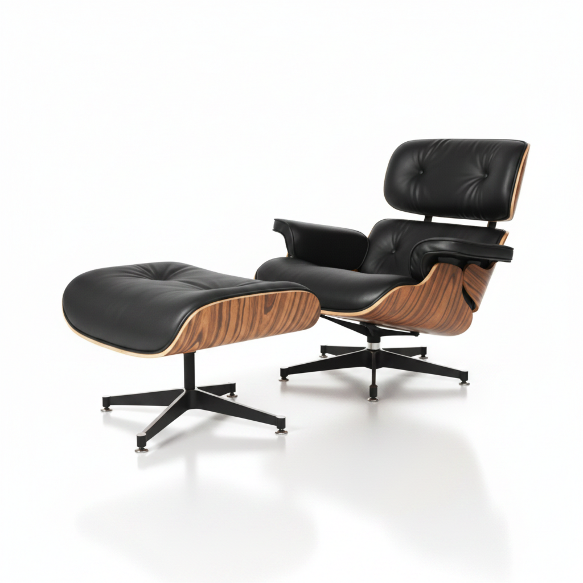 charles-eames-rose-wood-Black with black base 2