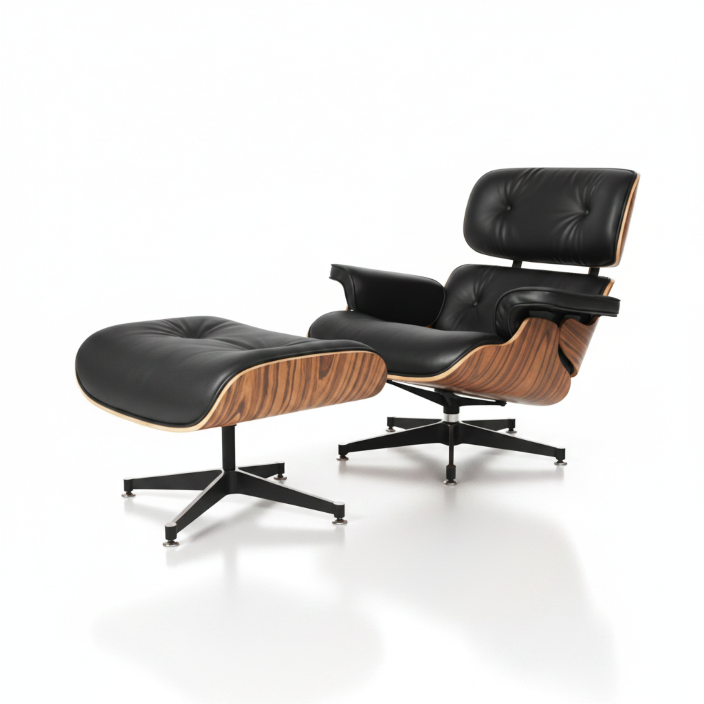 charles-eames-rose-wood-Black with black base 2