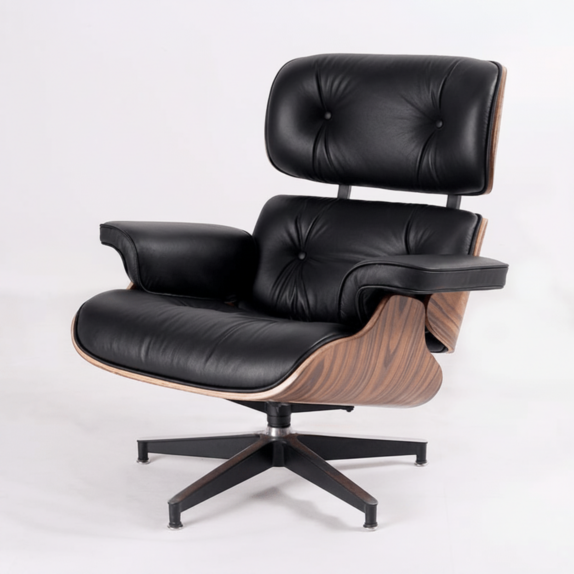 charles-eames-rose-wood-Black with black base 3
