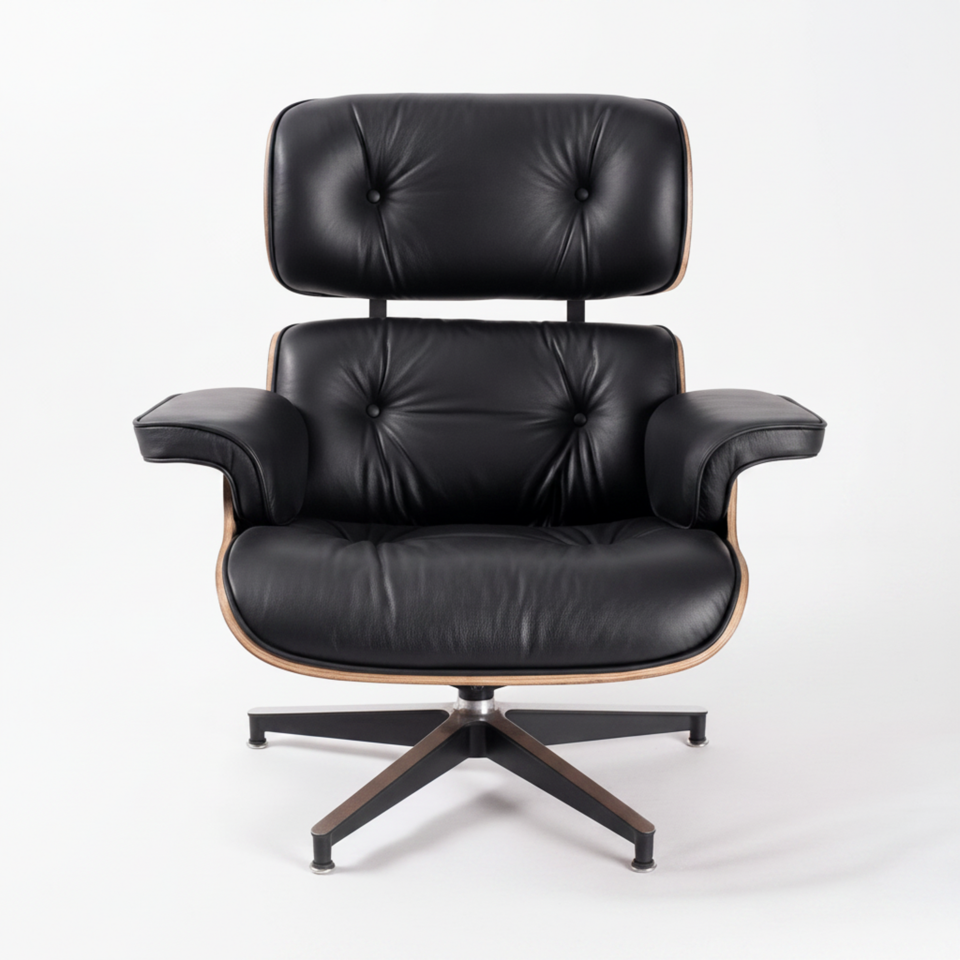 charles-eames-rose-wood-Black with black base 4