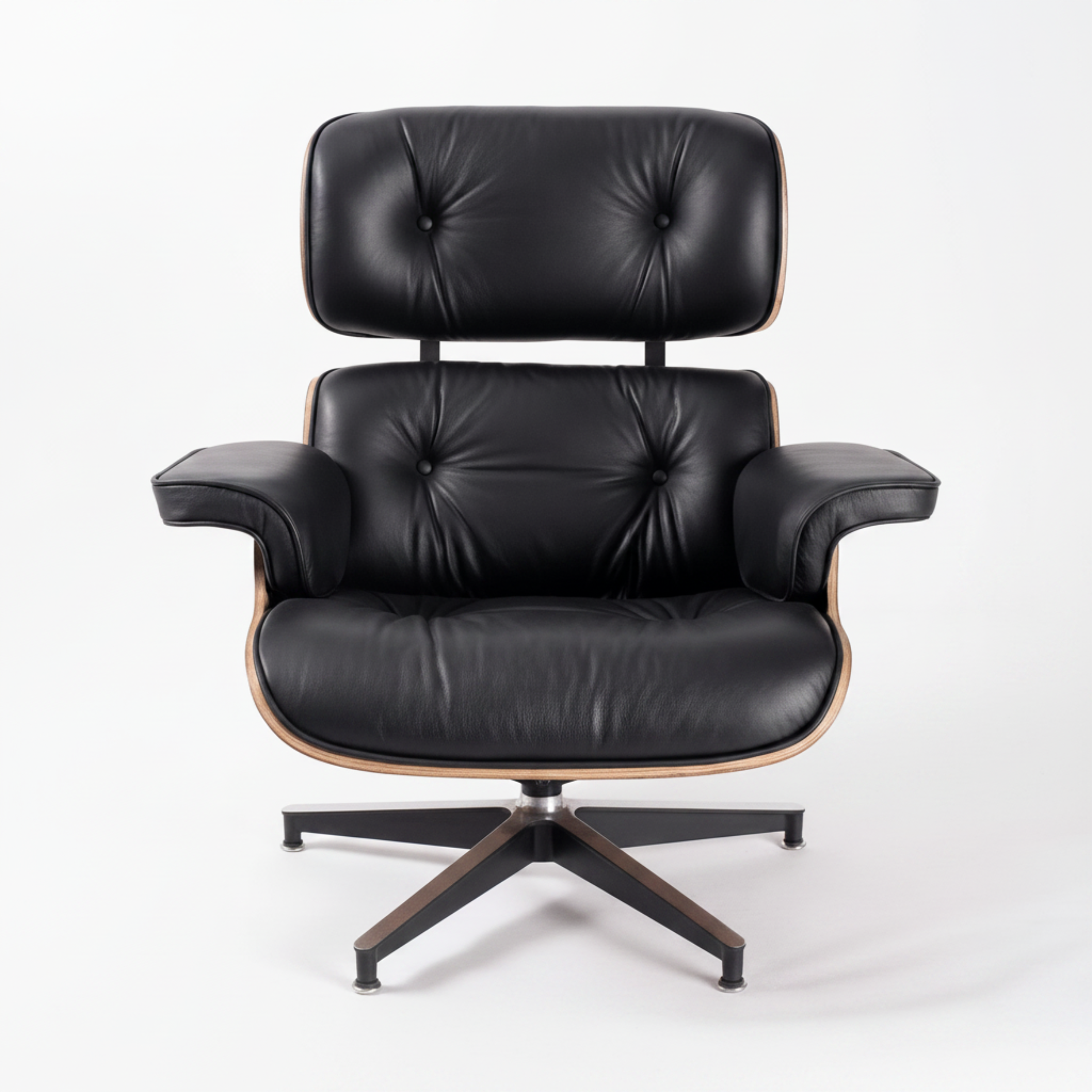 charles-eames-rose-wood-Black with black base 4