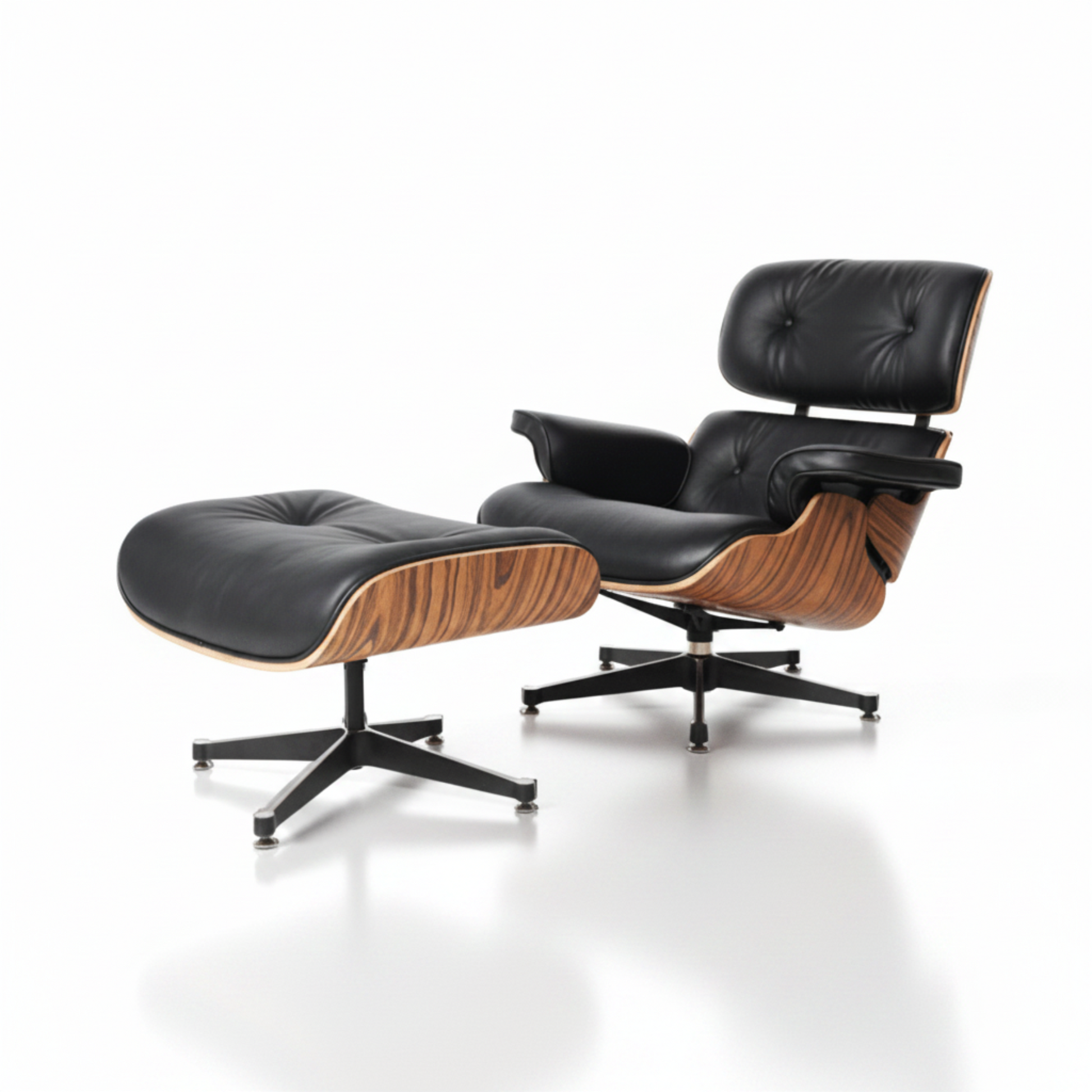 charles-eames-rose-wood-Black with black base 5