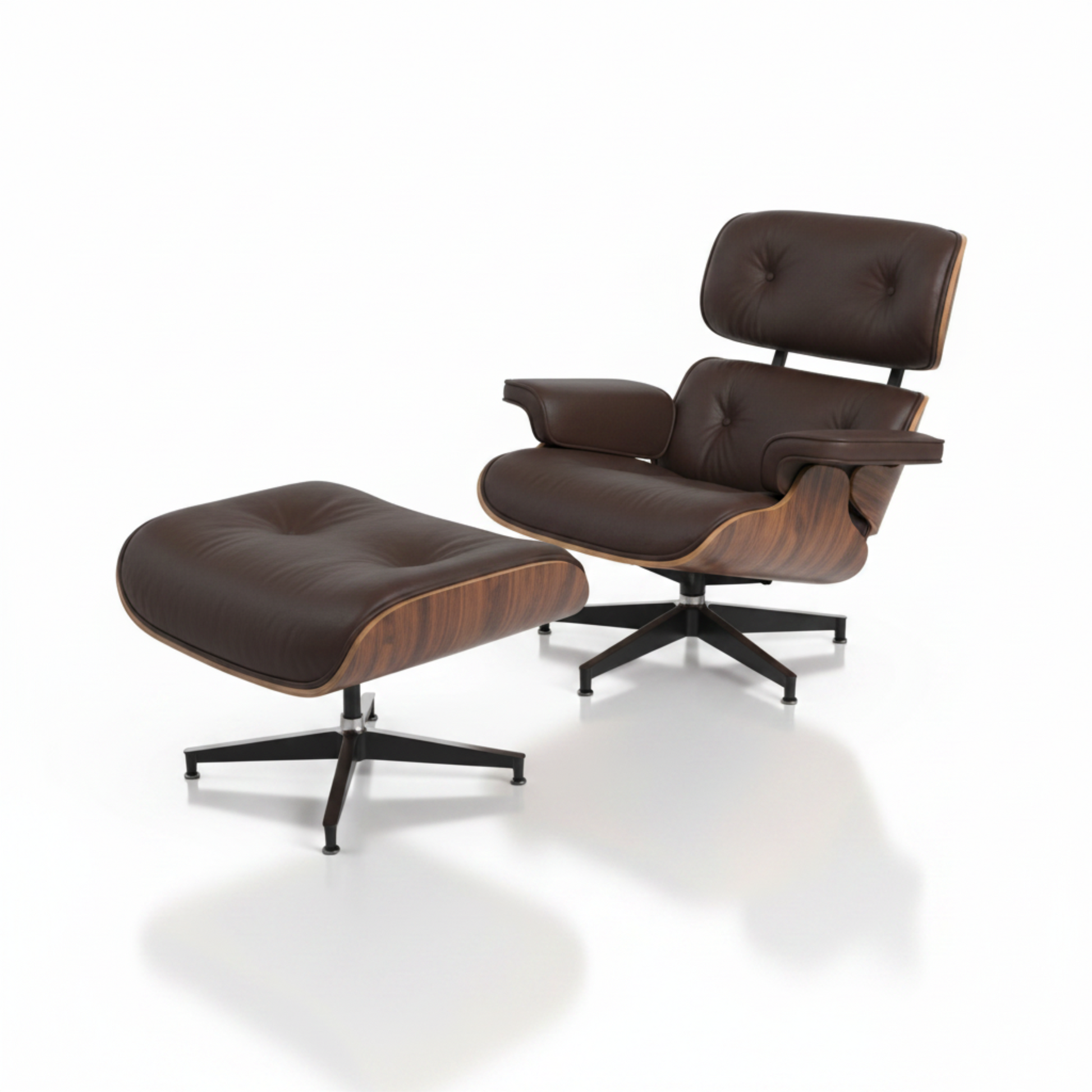 Charles Eames Rose Wood & White 42