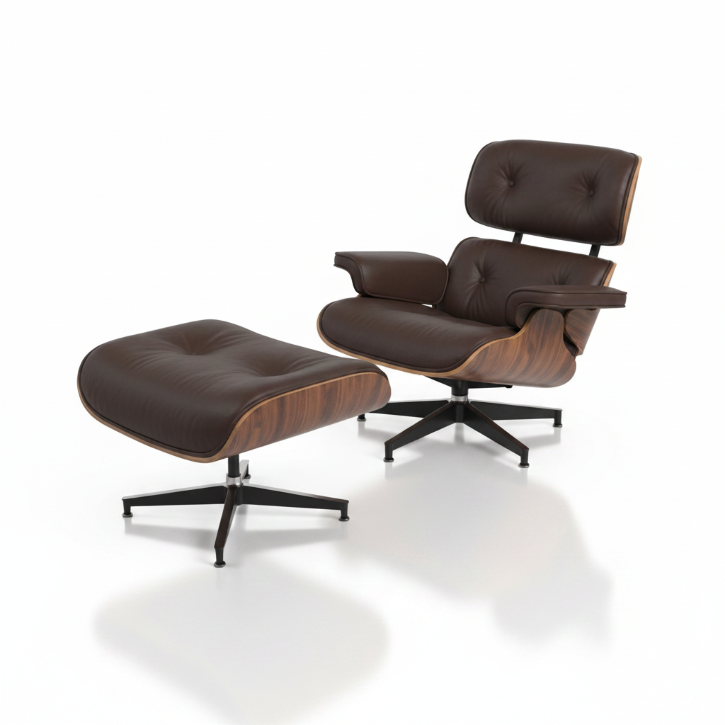 Charles Eames Rose Wood & White 42