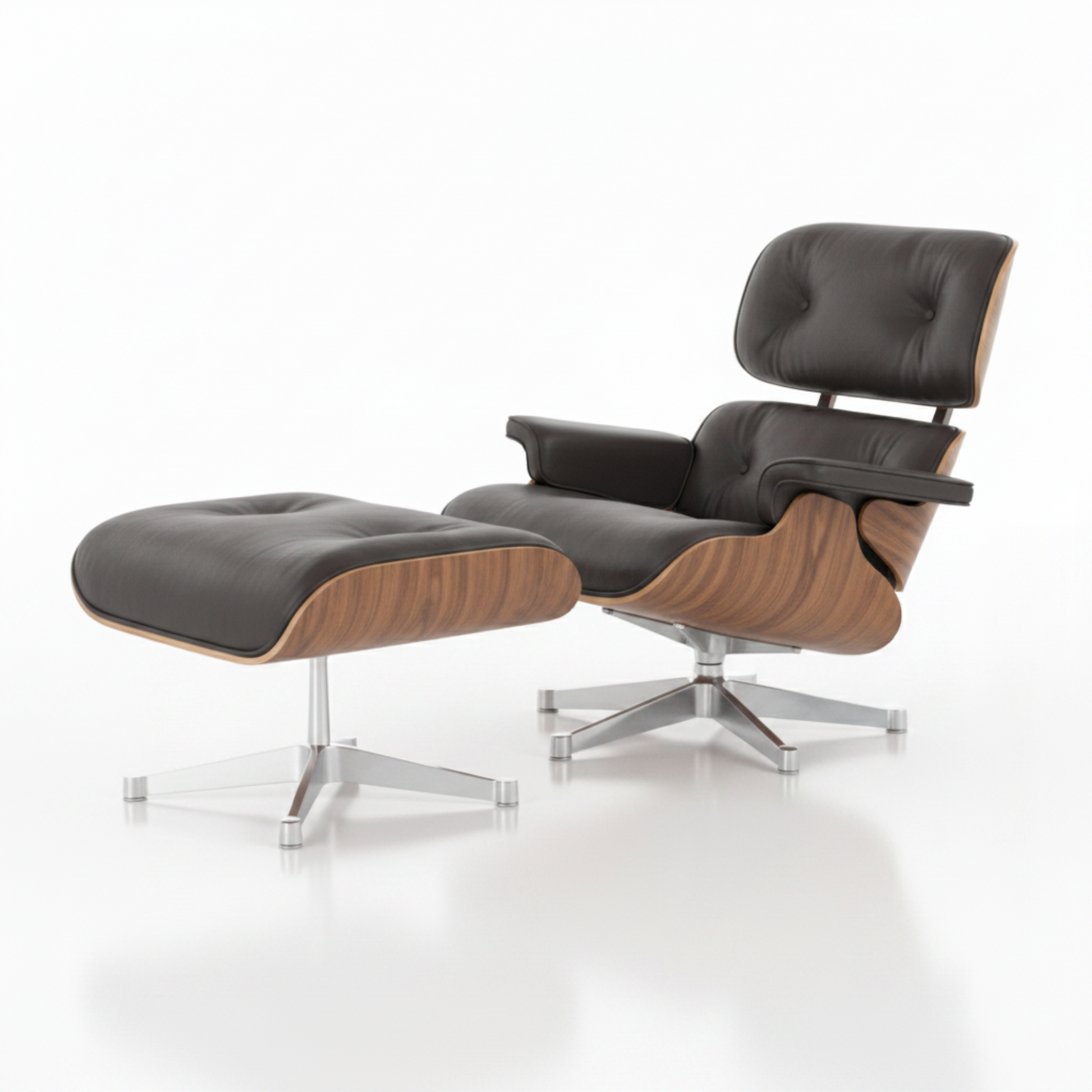 Charles Eames Rose Wood & White 39