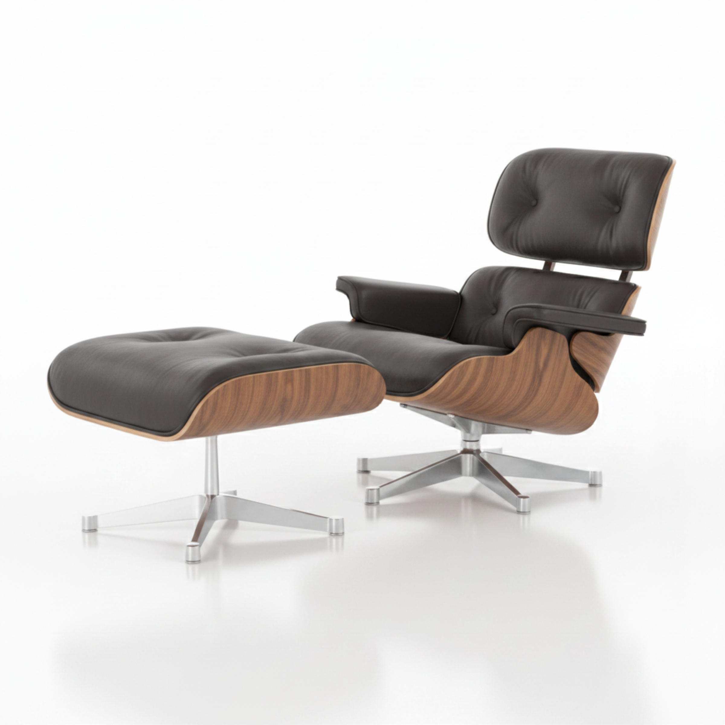 Charles Eames Rose Wood & White 39