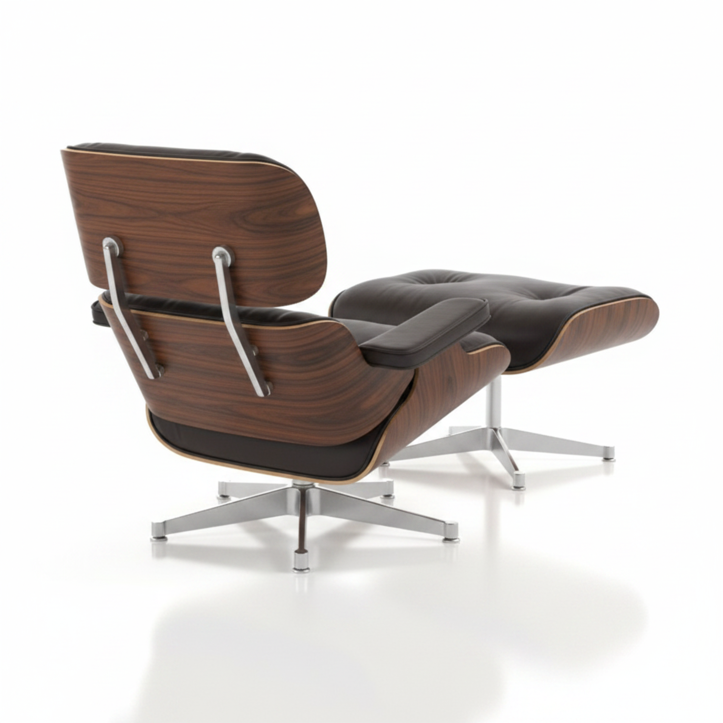 Charles Eames Rose Wood & White 34