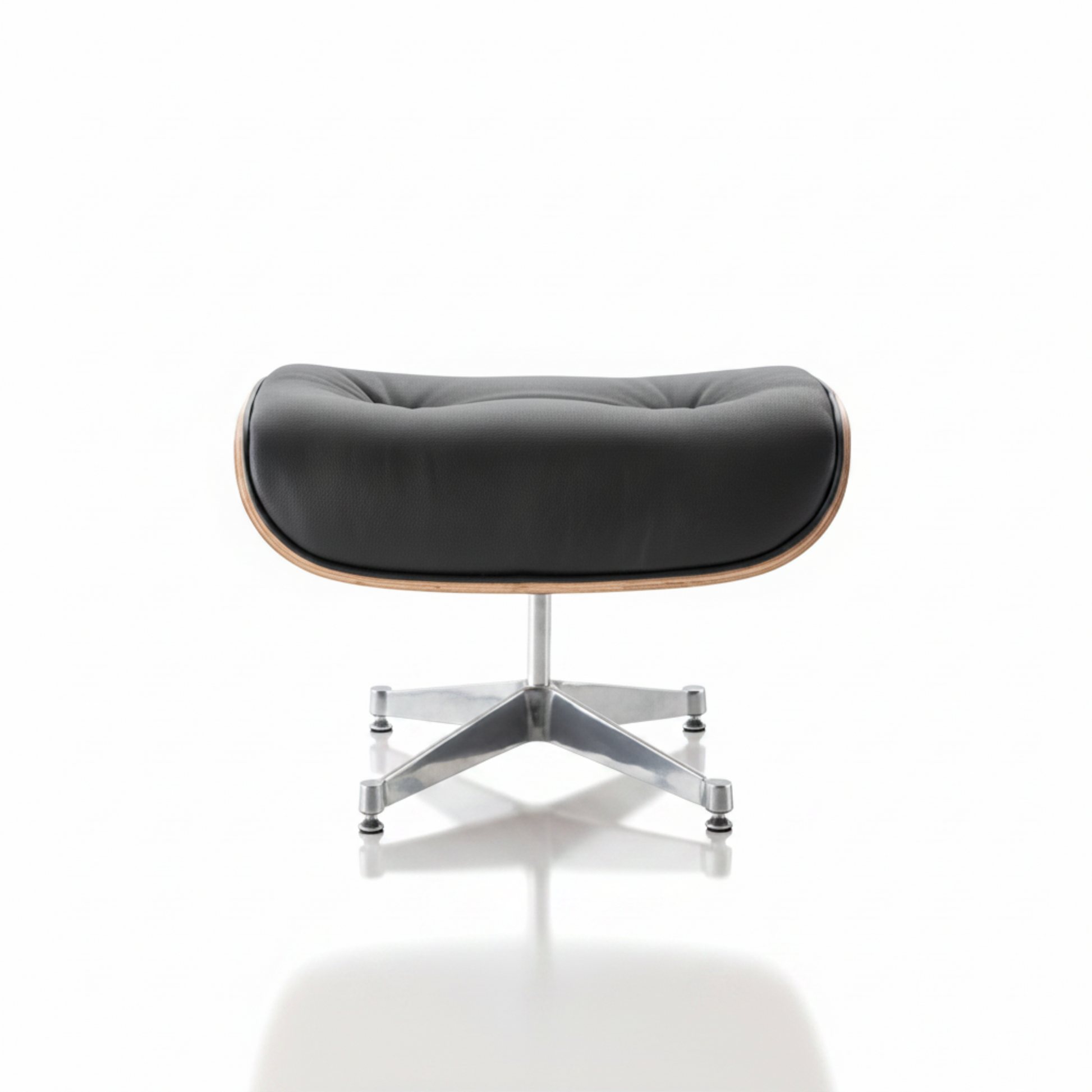 charles-eames-rose-wood-Chocolate brown with chrome base 7