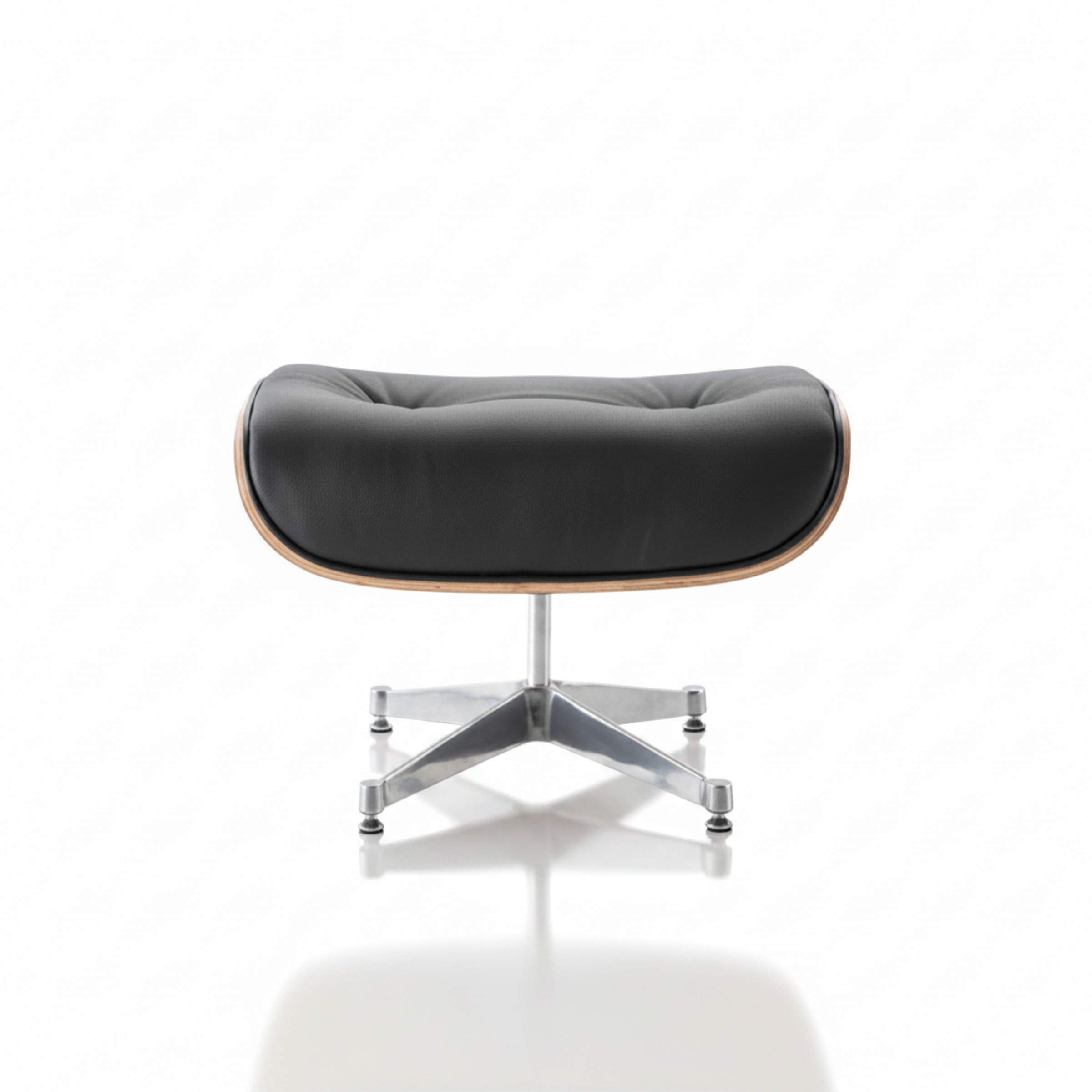 charles-eames-rose-wood-Chocolate brown with chrome base 7