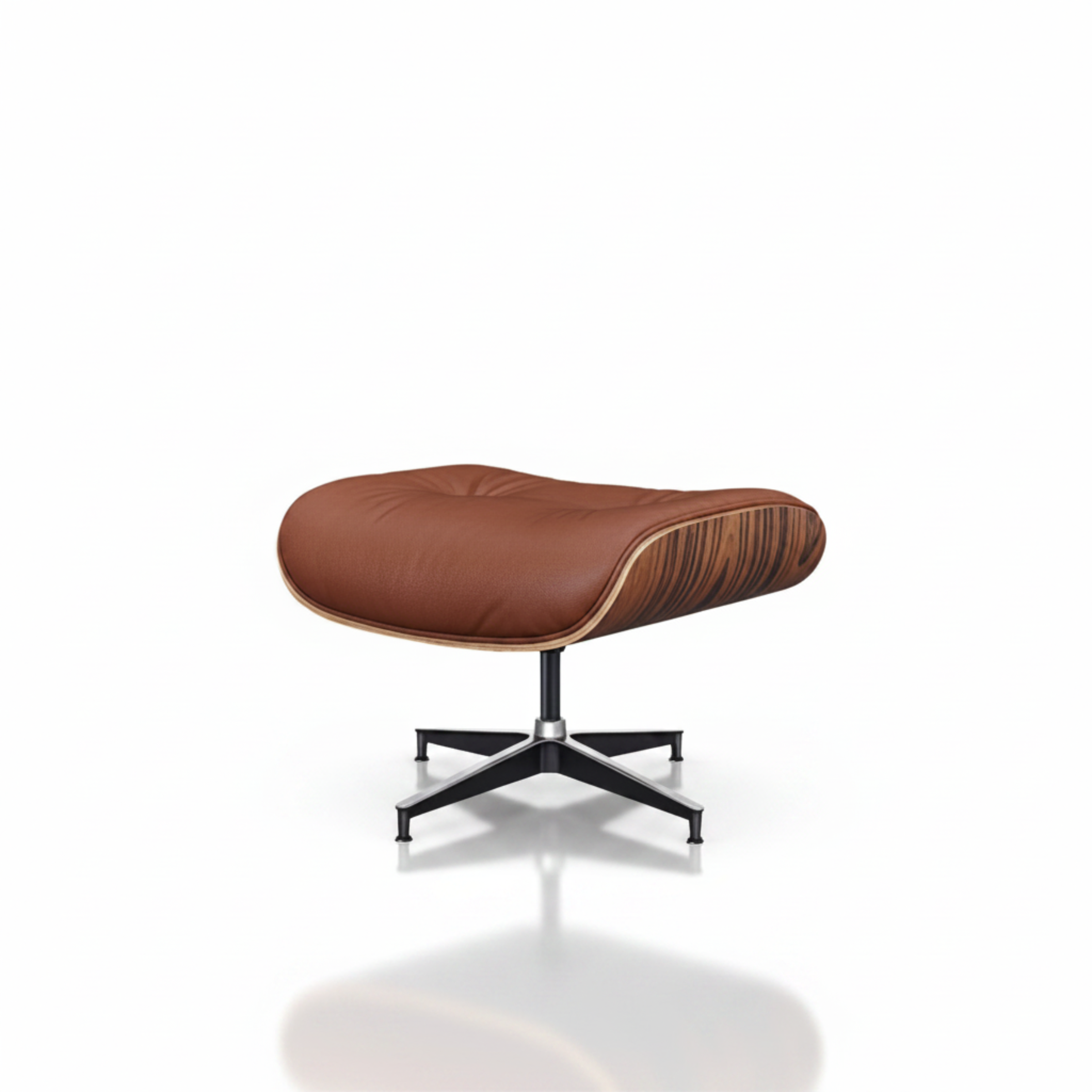 charles-eames-rose-wood-Tan Brown with Black Base 3