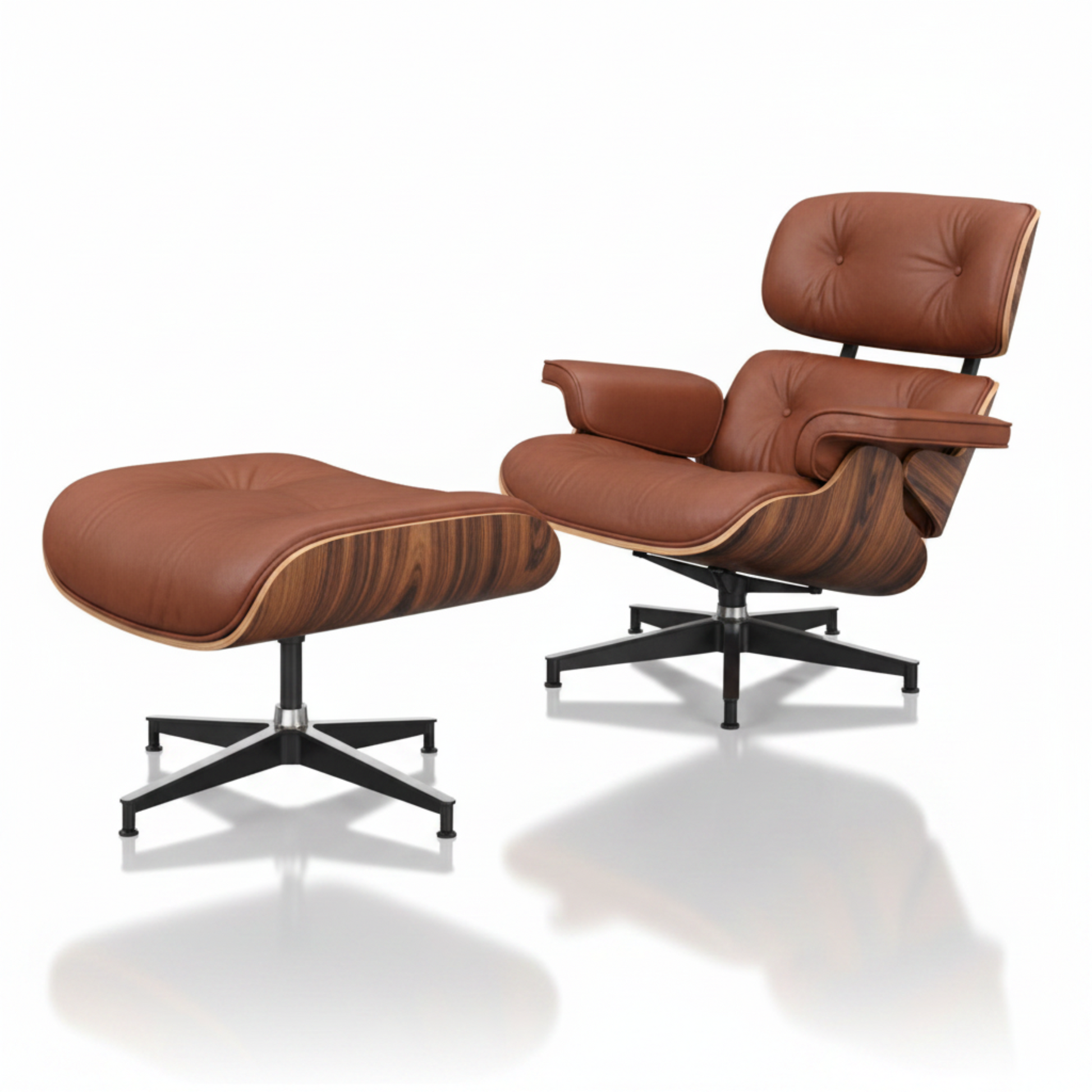 Charles Eames Rose Wood & White 41