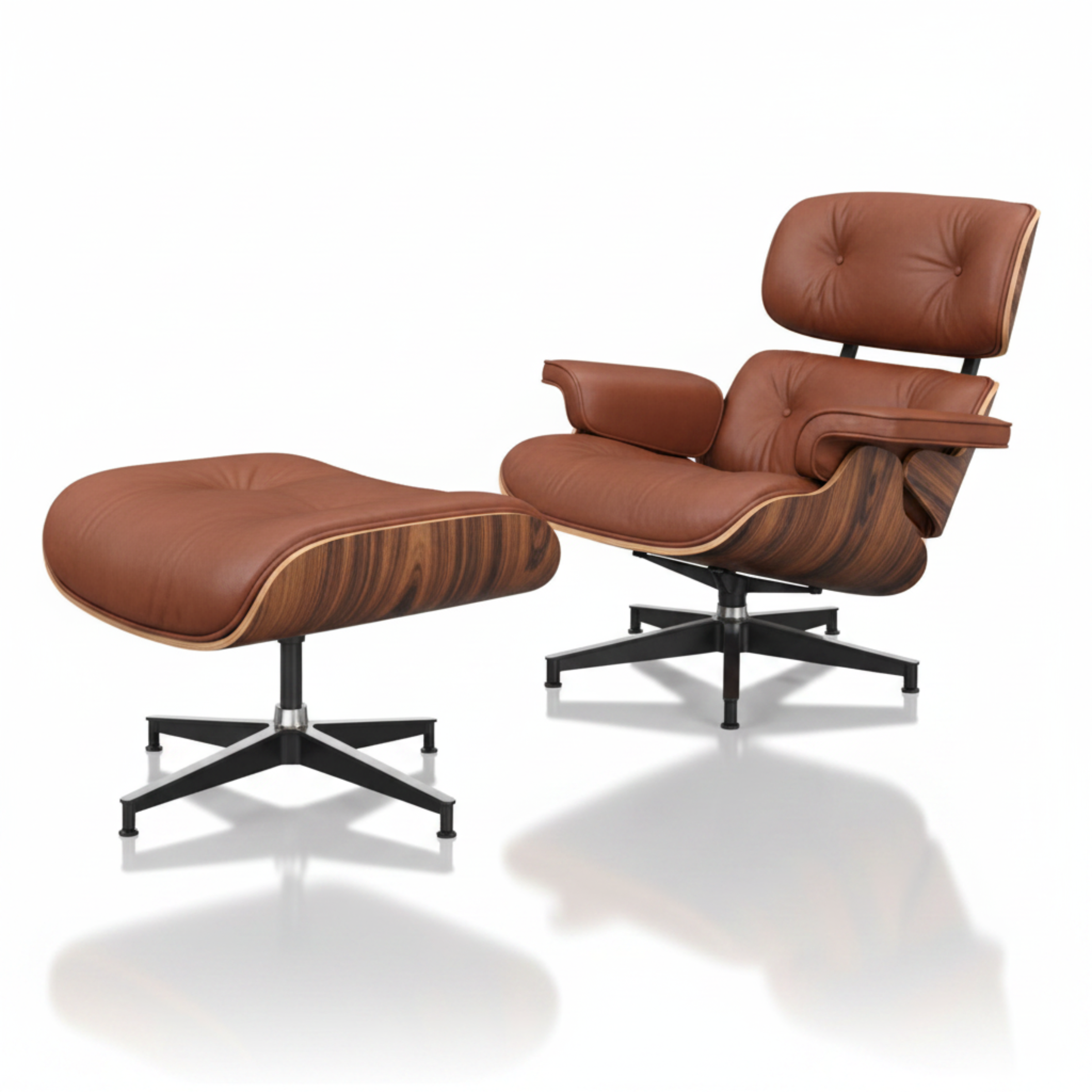 Charles Eames Rose Wood & White 41