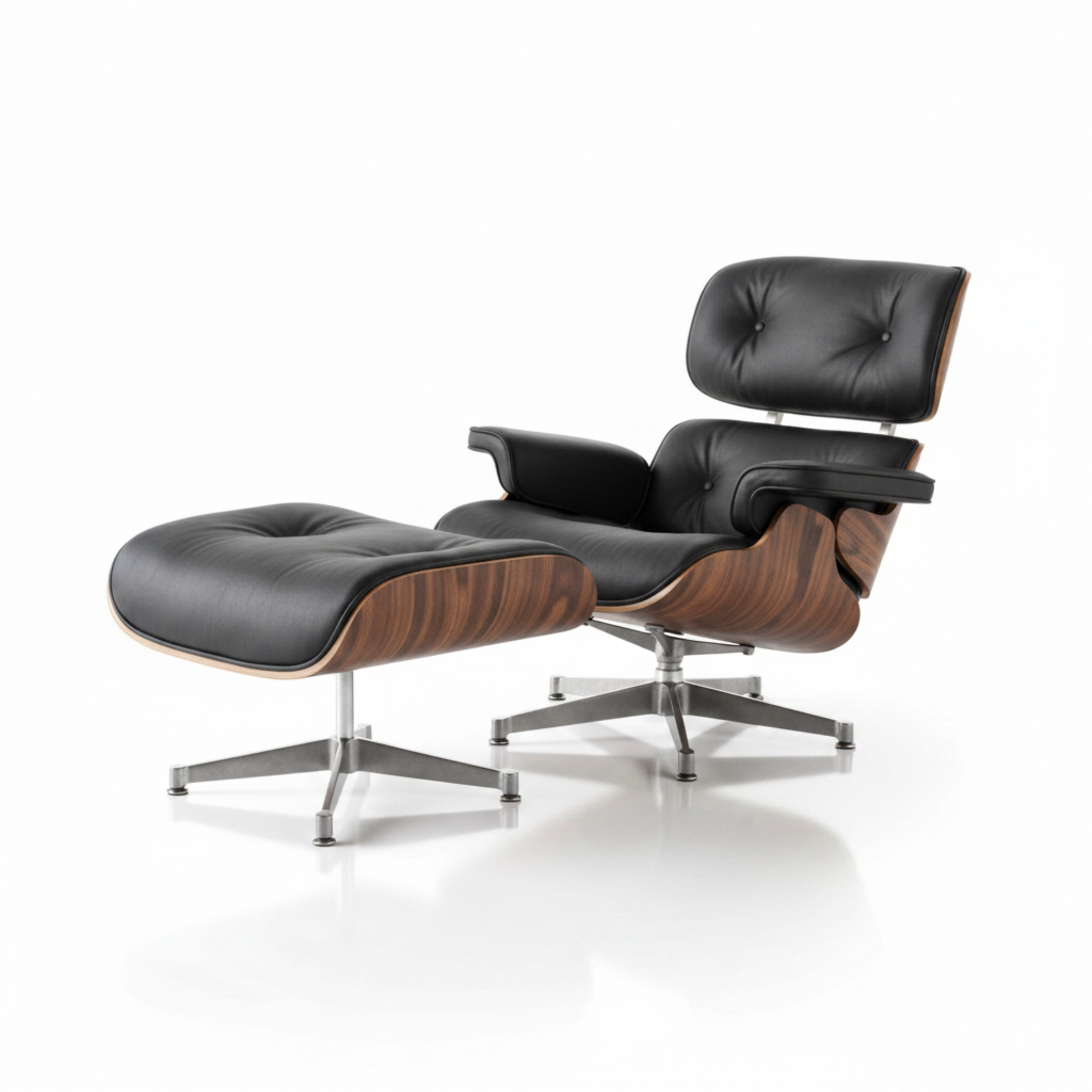 Charles Eames Rose Wood & White 40