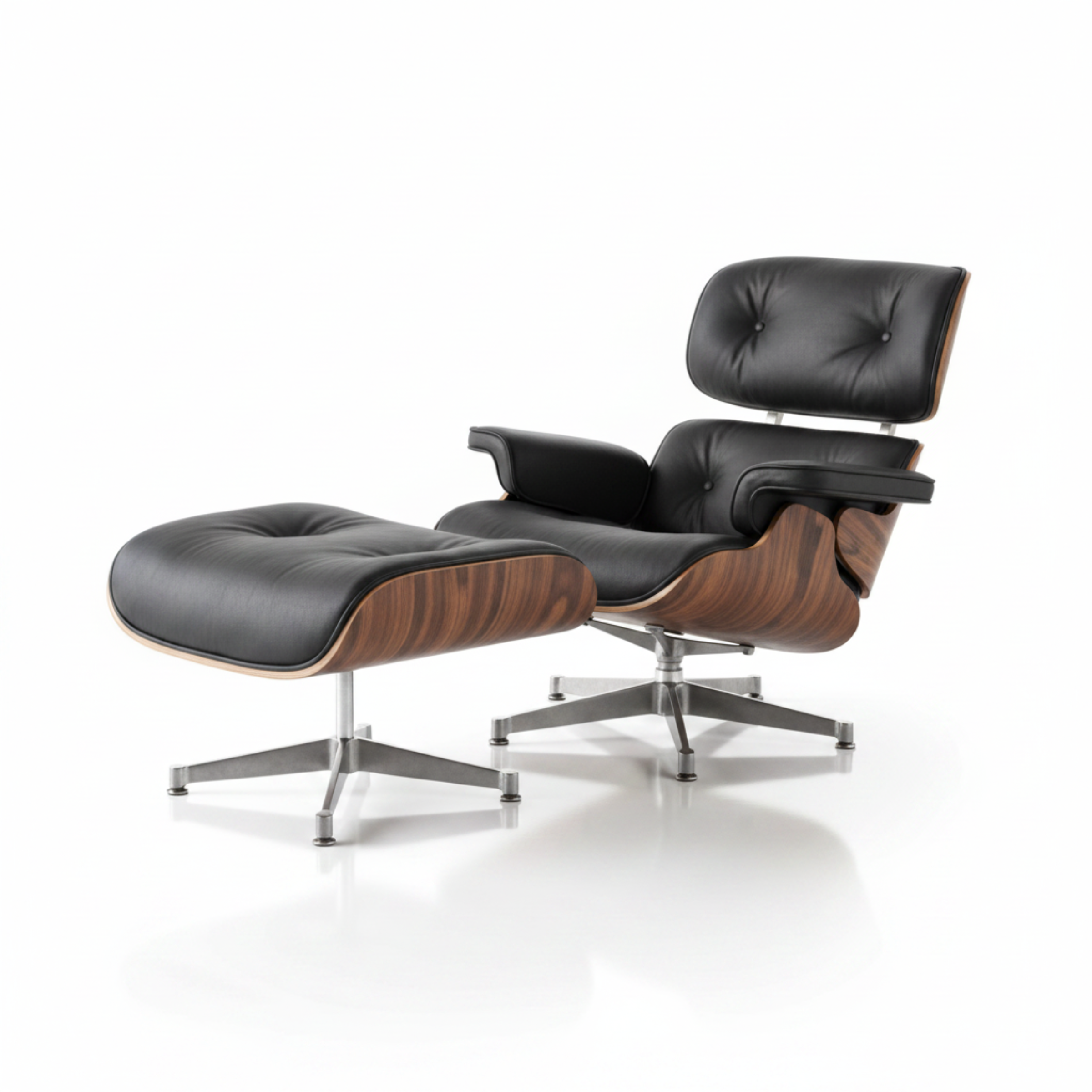 Charles Eames Rose Wood & White 40