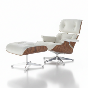 Charles Eames Rose Wood & White 1