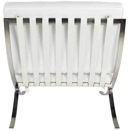 Mies Barcelona Pavilion Chair with Footrest | Tan Brown